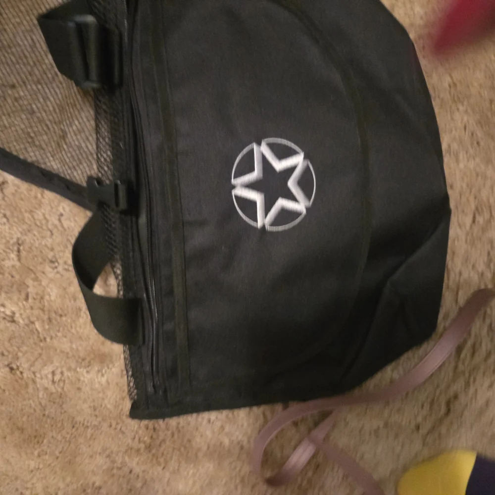 Stylish Black Star Saddle Bags for Great Walks With Your Lil Stinker Love
